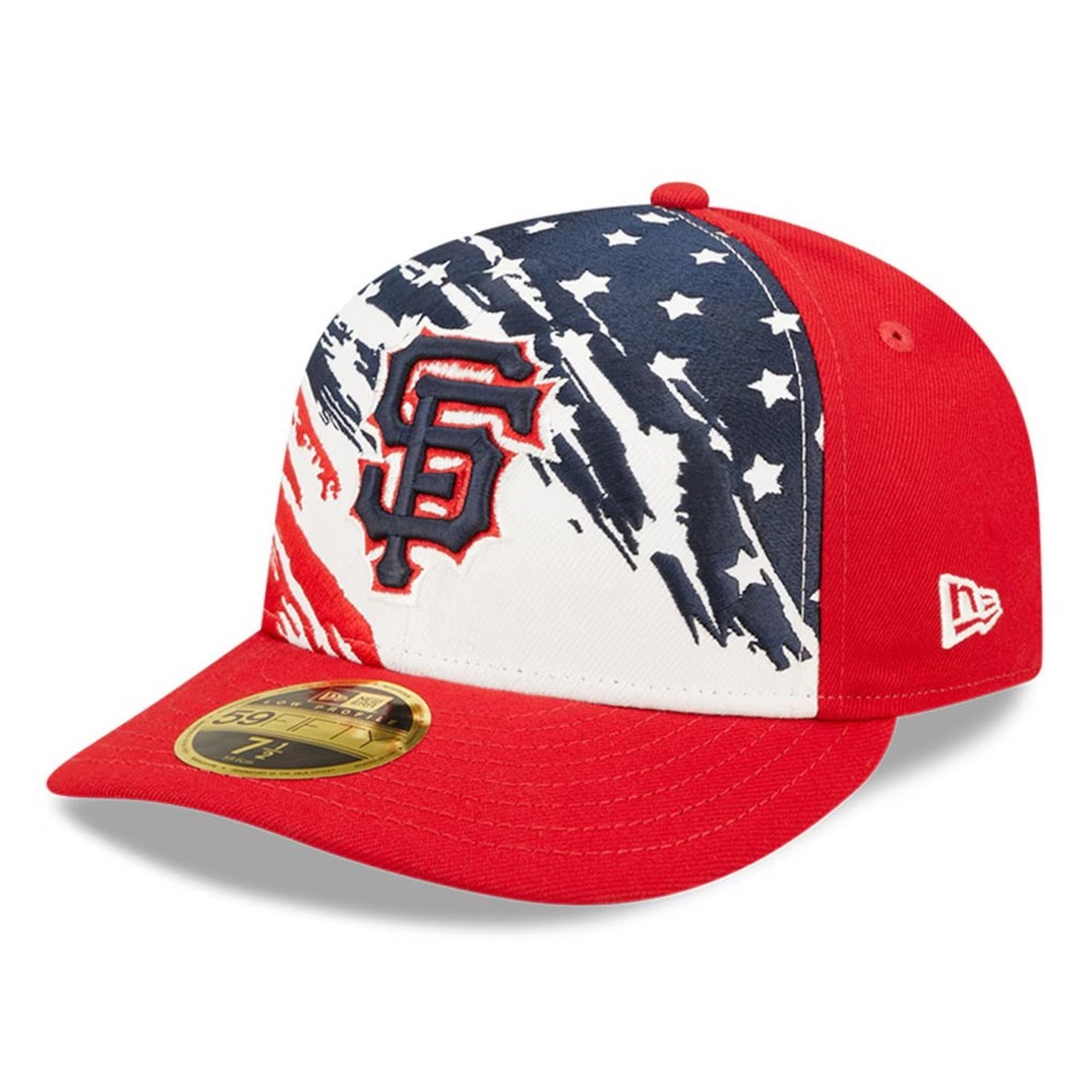 San Francisco Giants New Era Fourth of July Low Profile 59FIFTY Fitted Hat 7 1/4
